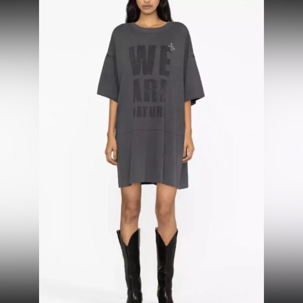 Golden Goose Distressed Dreamers T-Shirt Dress